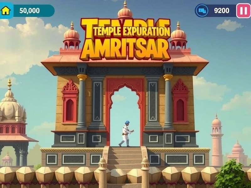 Experience immersive gameplay in sacred temples Temple Exploration Amritsar Gameplay